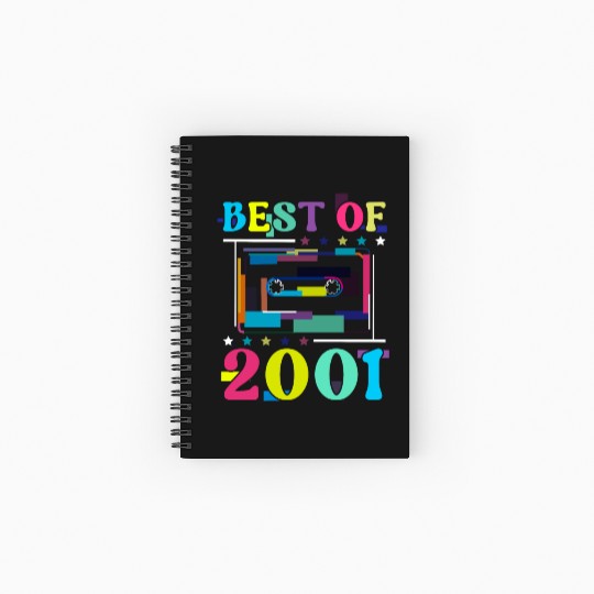 Best Of 2001 | Birthday Spiral Notebooks   Ruled Line | Birthday Retro