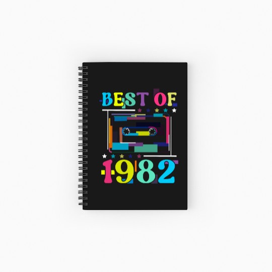 Best Of 1982 | Birthday Spiral Notebooks   Ruled Line | Birthday Retro
