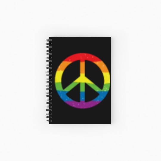 Lgbtq Gay Pride Month Rainbow Love Is Love Spiral Notebooks   Ruled Line