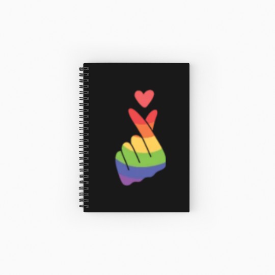 Lgbtq Gay Pride Month Rainbow Love Is Love Spiral Notebooks   Ruled Line