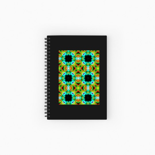enchanting abstract seamless Spiral Notebooks   Ruled Line