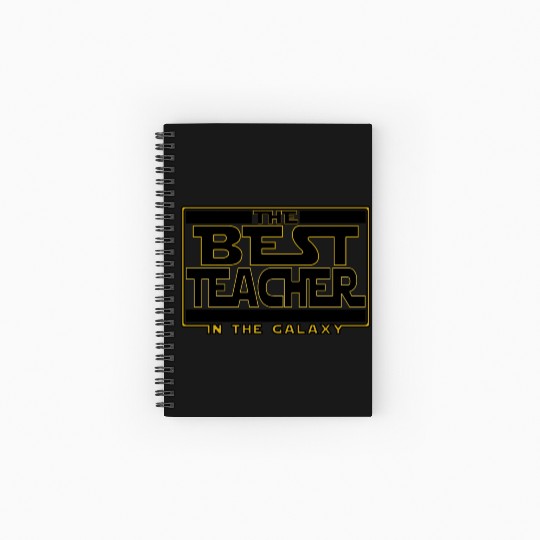 The best teacher in the galaxy Spiral Notebooks   Ruled Line