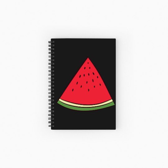 Watermelon - slice, piece, quarter, triangle Spiral Notebooks   Ruled Line