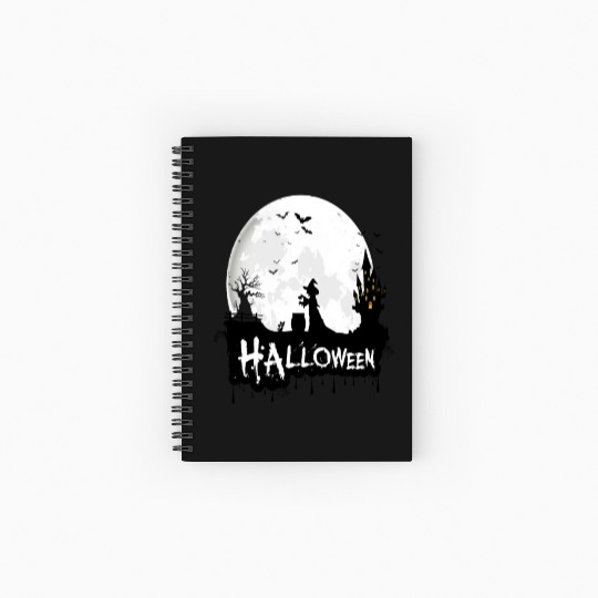 Halloween trick or treat Spiral Notebooks   Ruled Line