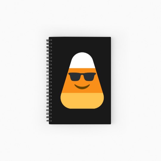 Cool Candy Corn Halloween Costume Spiral Notebooks   Ruled Line