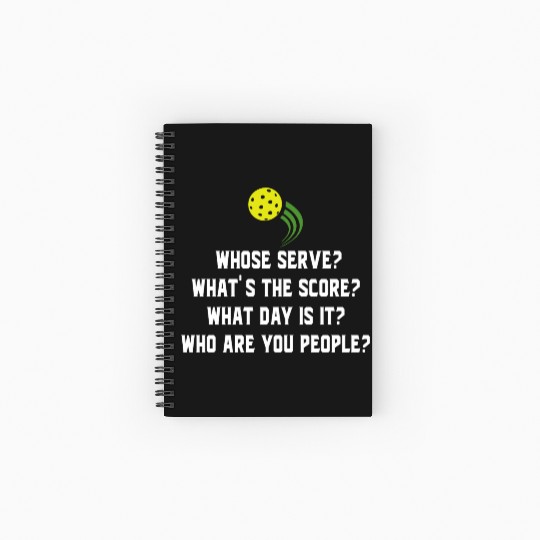 whose serve what s the score what day is Spiral Notebooks   Ruled Line