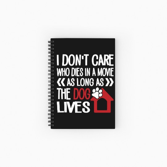 The Dog Lives Spiral Notebooks   Ruled Line