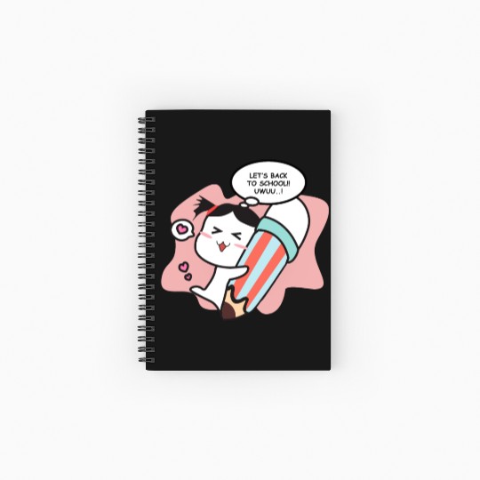 Quby Let’s back to School! Spiral Notebooks   Ruled Line
