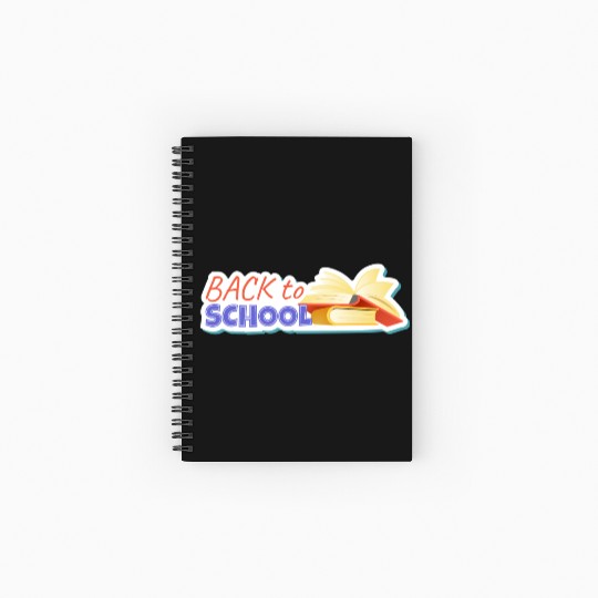 Back to School Sticker Spiral Notebooks   Ruled Line