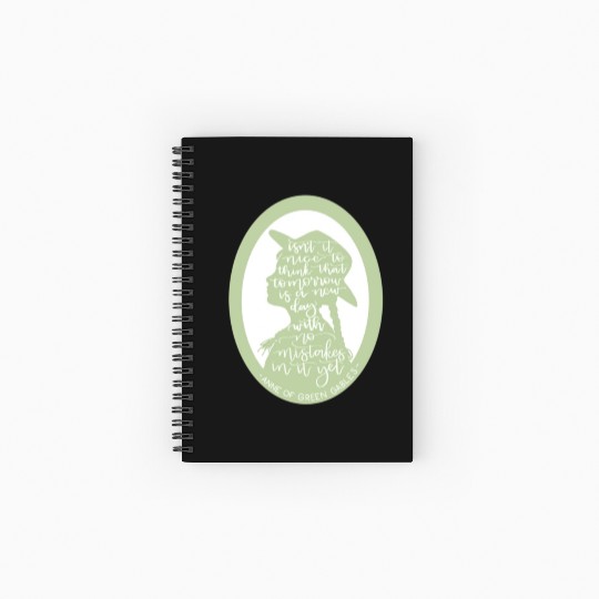 Anne of Green Gables Quote Spiral Notebooks   Ruled Line
