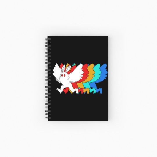 Cryptozoologist Cryptid Mothman Spiral Notebooks   Ruled Line
