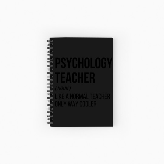 Funny Psychology Teacher Spiral Notebooks   Ruled Line