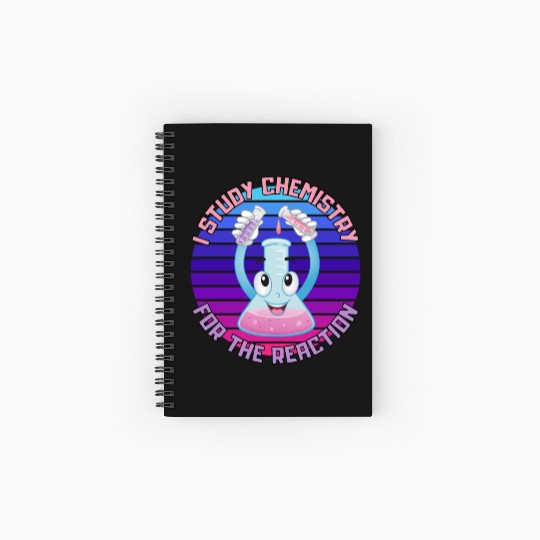 I Study Chemistry For The Reaction Spiral Notebooks   Ruled Line