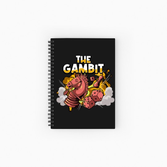 The Gambit Board Game Spiral Notebooks   Ruled Line