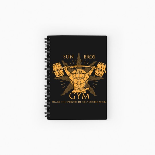 Graphic pen Sun Bros Gym Spiral Notebooks   Ruled Line