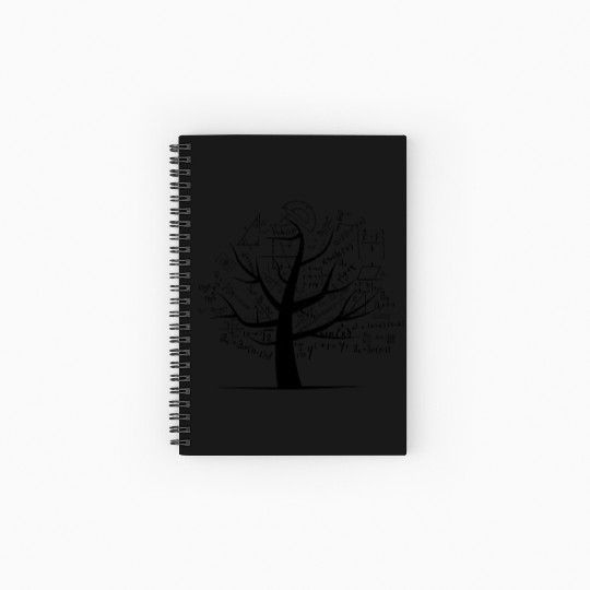 tree math formula Spiral Notebooks   Ruled Line
