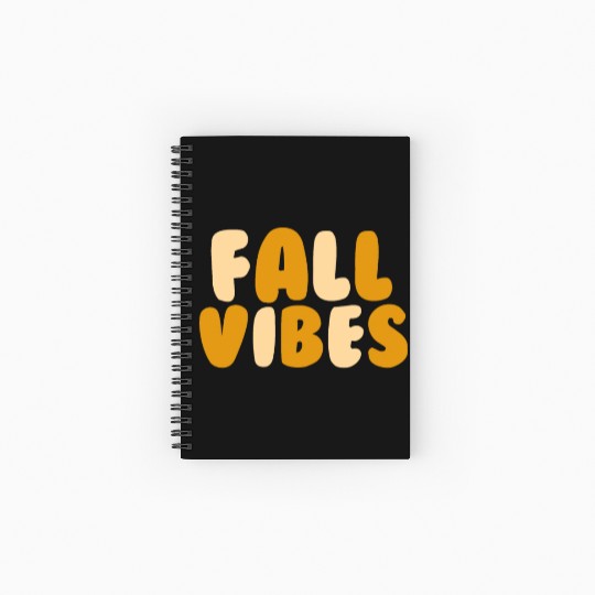 Autumn Spiral Notebooks   Ruled Line