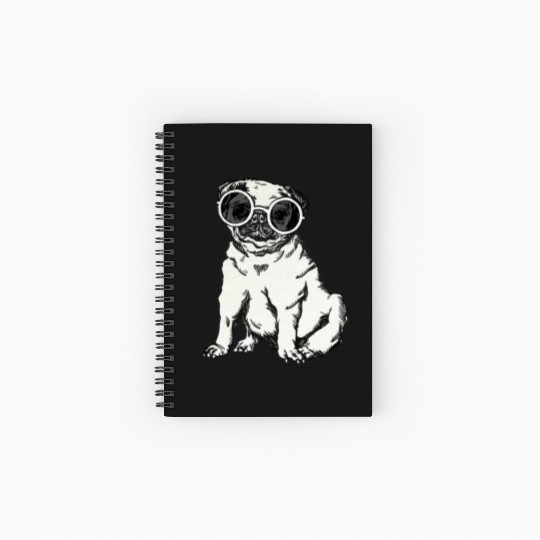 cool dog Spiral Notebooks   Ruled Line