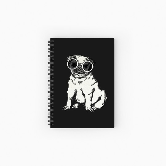 cool dog Spiral Notebooks   Ruled Line