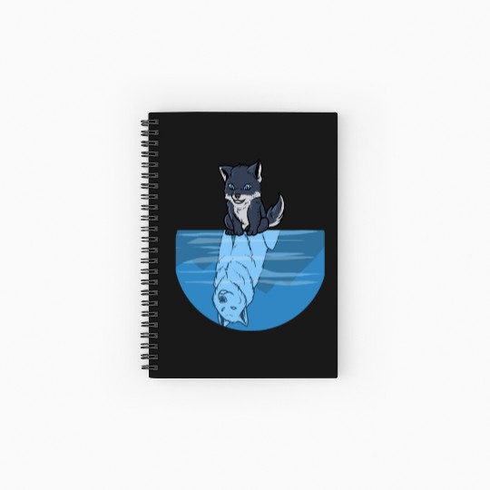 My Future Wolf Spiral Notebooks   Ruled Line