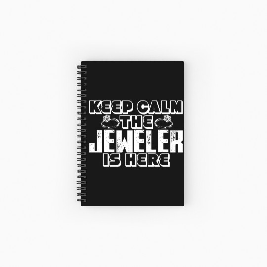 Jewellery Joke Jeweler Jewelry Diamond Gemstone Spiral Notebooks   Ruled Line