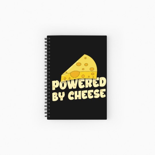 Gouda Cheese Slices charcuterie cheese board Spiral Notebooks   Ruled Line