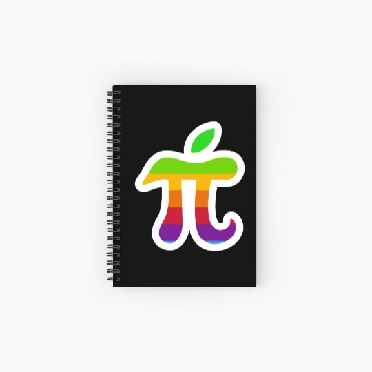 Fruit Engineer Nerd Birthday Gift Pi Day Spiral Notebooks   Ruled Line Pu