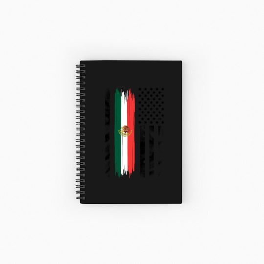 Mexican Pride Mexico Flag Spiral Notebooks   Ruled Line