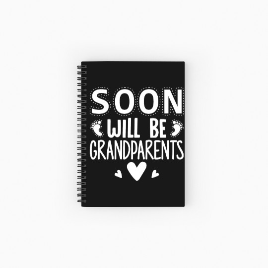 We Will Become Grandparents, Be Grandparents Spiral Notebooks   Ruled Line