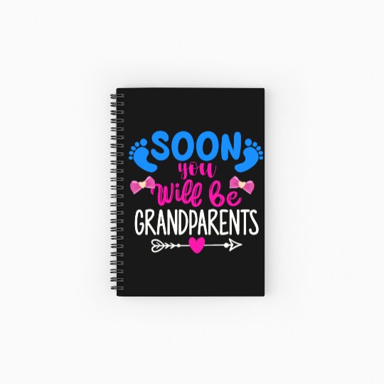 We Will Become Grandparents, Be Grandparents Spiral Notebooks   Ruled Line
