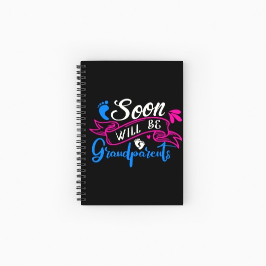 We Will Soon Become Grandparents, Be Grandparents Spiral Notebooks   Ruled Line