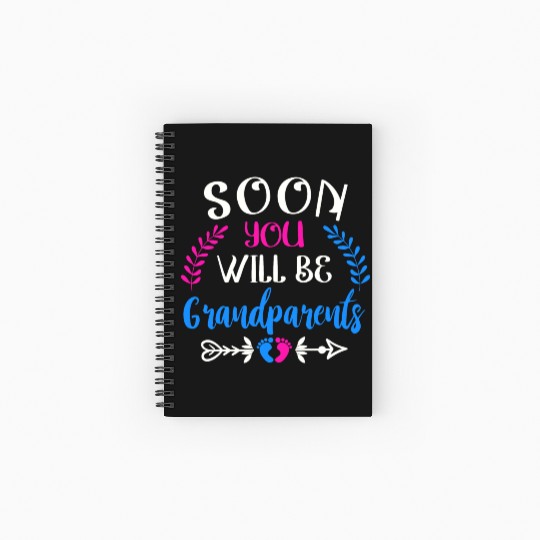 We Will Soon Become Grandparents, Be Grandparents Spiral Notebooks   Ruled Line