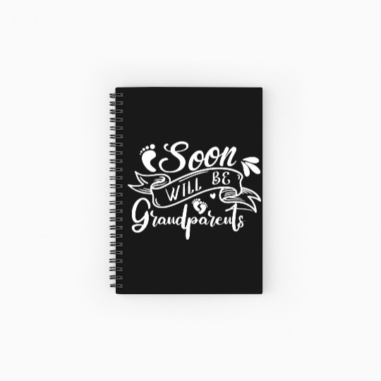 We Will Soon Become Grandparents, Be Grandparents Spiral Notebooks   Ruled Line