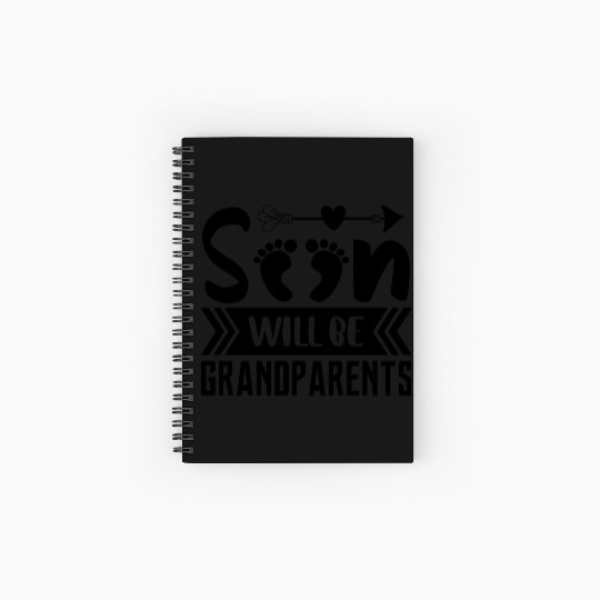 We Will Soon Become Grandparents, Be Grandparents Spiral Notebooks   Ruled Line