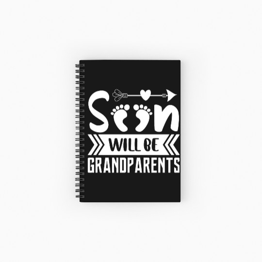 We Will Soon Become Grandparents, Be Grandparents Spiral Notebooks   Ruled Line