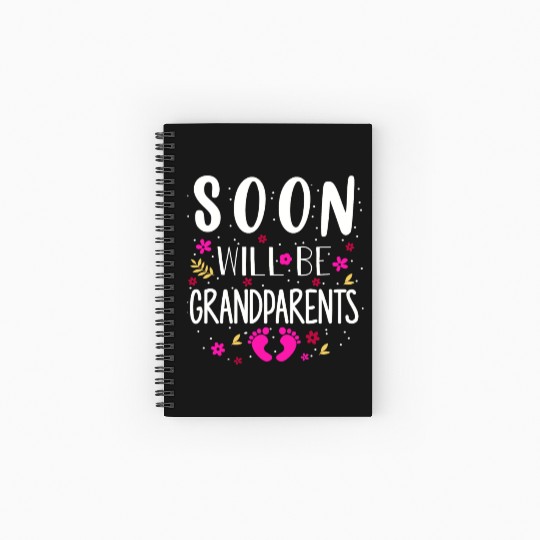 We Will Soon Become Grandparents, Be Grandparents Spiral Notebooks   Ruled Line
