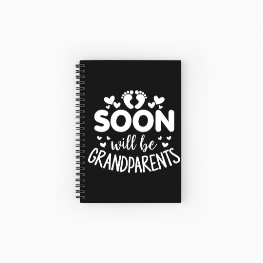 We Will Soon Become Grandparents, Be Grandparents Spiral Notebooks   Ruled Line