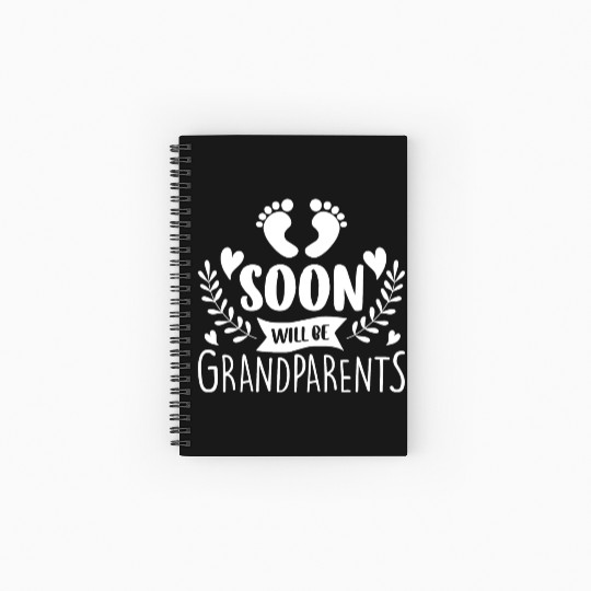 We Will Soon Become Grandparents, Be Grandparents Spiral Notebooks   Ruled Line