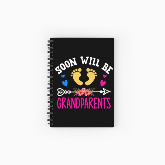 We Will Soon Become Grandparents, Be Grandparents Spiral Notebooks   Ruled Line