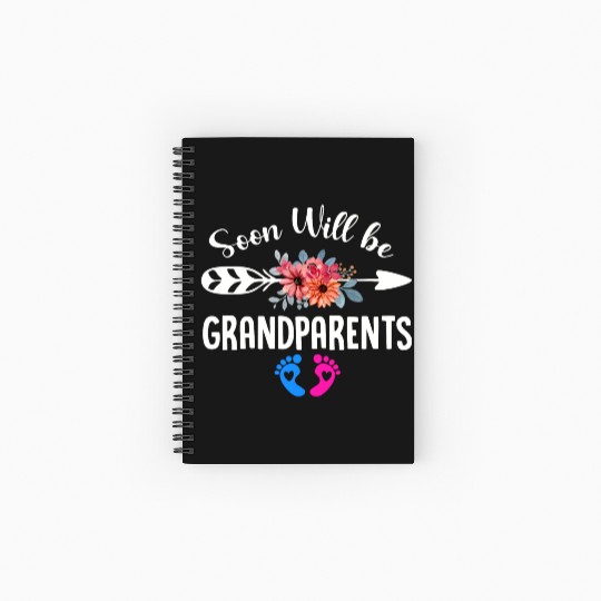 We Will Soon Become Grandparents, Be Grandparents Spiral Notebooks   Ruled Line
