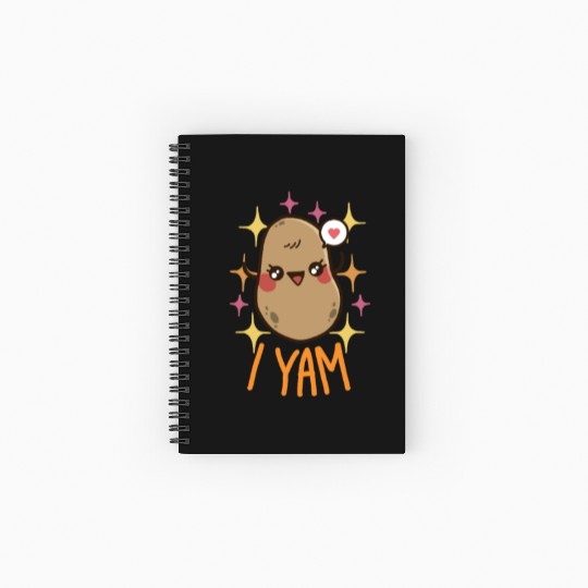 She's My Sweet Potato - I Yam Spiral Notebooks   Ruled Line
