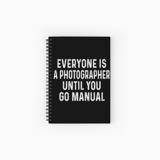 Mens Photography Lover Gifts Everyone Is A Photogr Spiral Notebooks   Ruled Line