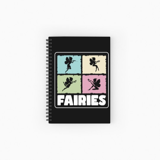 Elf Children Princess Spiral Notebooks   Ruled Line