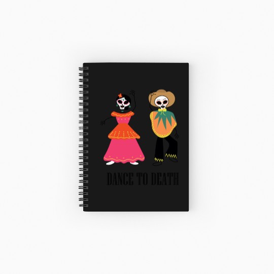 DANCE OF THE DEAD Spiral Notebooks   Ruled Line