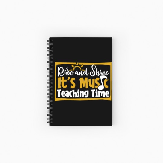 Music Teacher Spiral Notebooks   Ruled Line