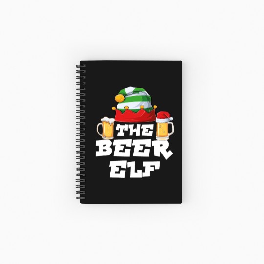 Gamer Elf Family Matching Christmas Group Pajama Spiral Notebooks   Ruled Line