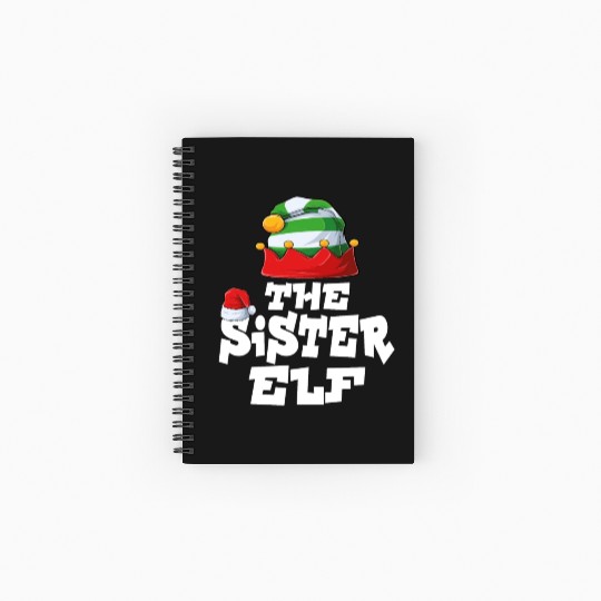 Gamer Elf Family Matching Christmas Group Pajama Spiral Notebooks   Ruled Line