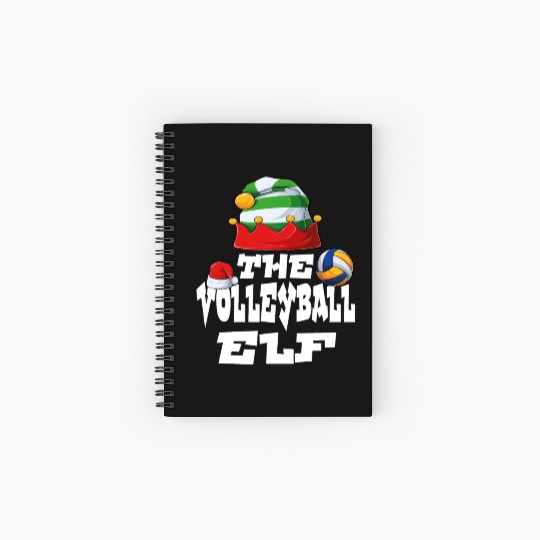 Gamer Elf Family Matching Christmas Group Pajama Spiral Notebooks   Ruled Line