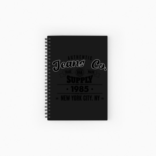New York City Born In 1985 Vintage Birthday Spiral Notebooks   Ruled Line