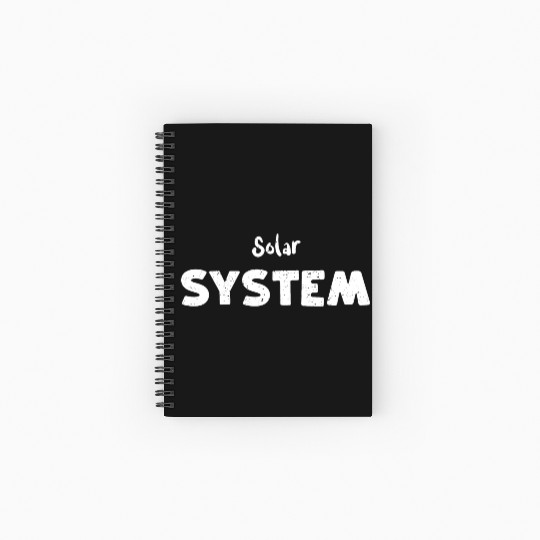 Solar System - Science Spiral Notebooks   Ruled Line